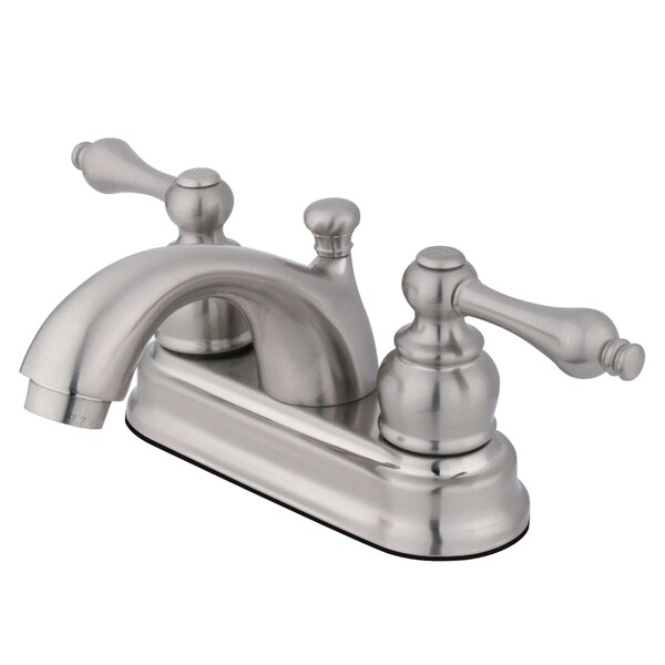 Kingston Brass 4" Centerset Bathroom Faucet, Brushed Nickel GKB2608AL - main